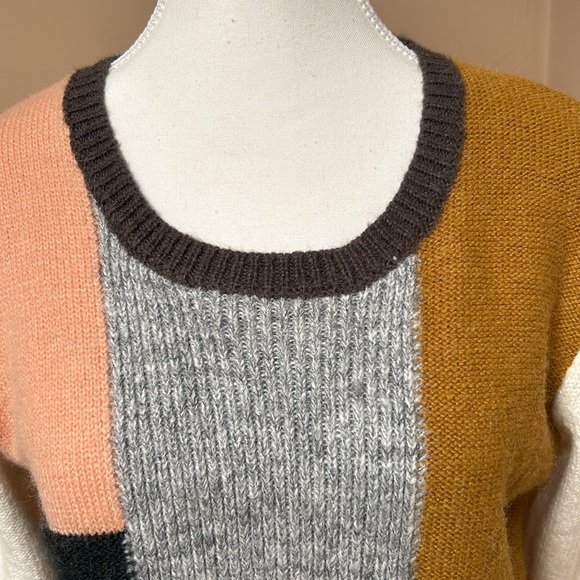 ROOLEE Wool Blend Colour-block Sweater - Picture 3 of 5